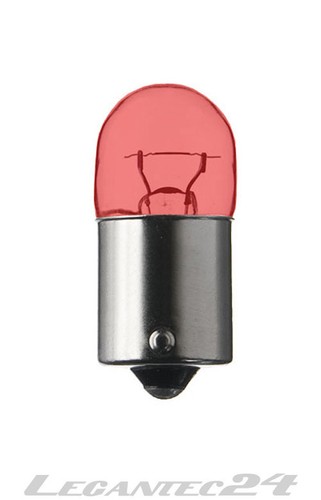 Glühlampe 12v ba15s rot - 5w,